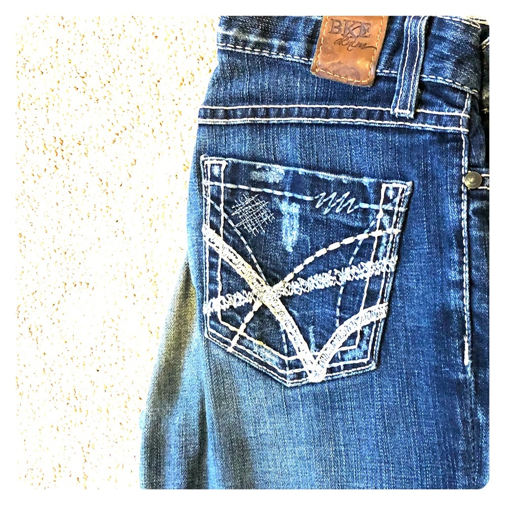 BKE Distressed denim